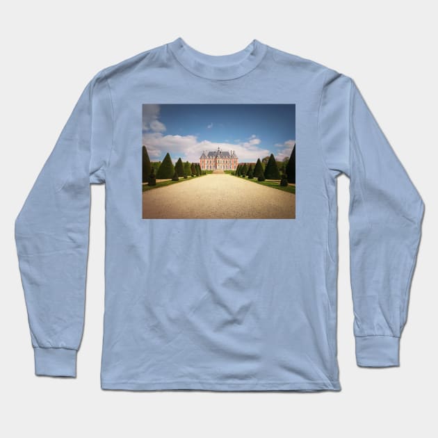 Chateau de Sceaux Long Sleeve T-Shirt by psychoshadow